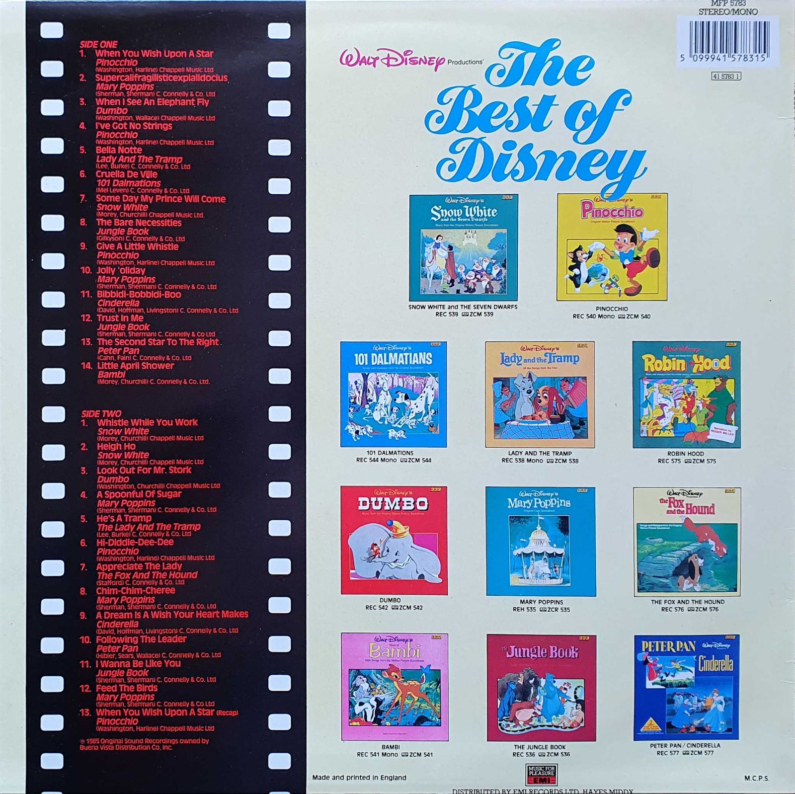 Back cover of MFP 5783